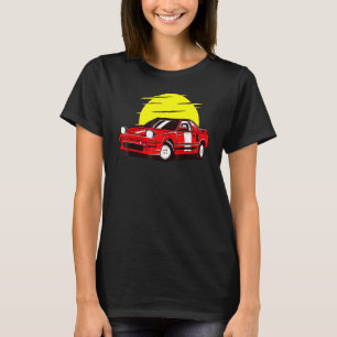 Retro Car Sunset Classic Novelty Mannen Vrouwen T-shirt