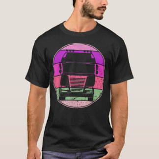 Retro Car Truck Silhouette Automotive Love T-shirt