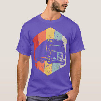Retro Car  Truck Silhouette Automotive Love T-shirt