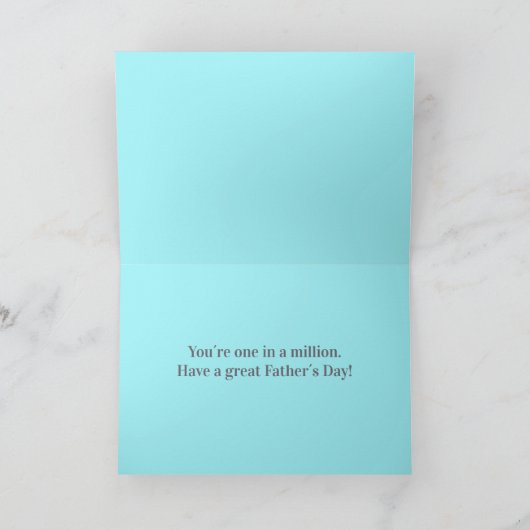 Retro Car Vaderdag Kaart (Binnen)