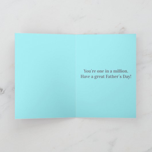 Retro Car  Vaderdag Kaart (Binnen)