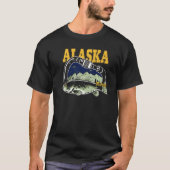 Retro Carabiner Alaska Vist T-shirt (Voorkant)