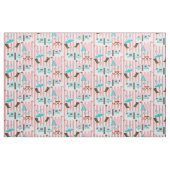 Retro Caravan Camping Cute P Stof (Fat Quarter)