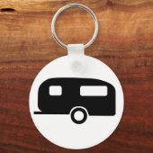Retro Caravan Sleutelhanger (Voorkant)