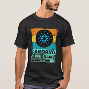 Retro  Cardano Millionaire ADA Mannen Women Ki T-shirt