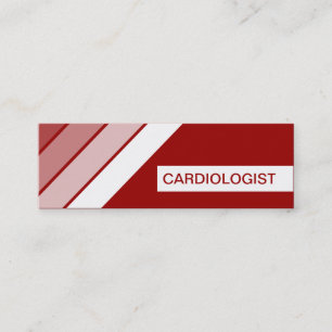 retro CARDIOLOGIST Mini Visitekaartje