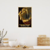 Retro Carlsbad Caverns National Park Poster (Keuken)