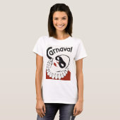 Retro Carnaval carnaval clown T-shirt (Voorkant volledig)