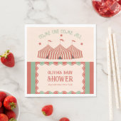 Retro Carnaval Circus Baby shower Servet (Insitu)