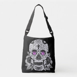Retro Carnival Sugar Schuif uw keuze uit kleur Crossbody Tas