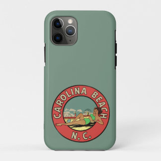 Retro Carolina Beach Rondel Case-Mate iPhone Case