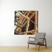 Retro Carousel Rooster Wandkleed (In Situ (horizontaal))