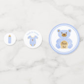 Retro Carriage Speelgoed Fles Blauw Baby Jongen Do Confetti (Achterkanten)