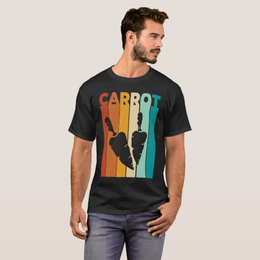 Retro Carrot T-shirt (Voorkant volledig)
