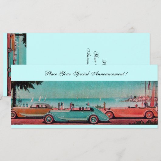 RETRO CARS (Voorkant / Achterkant)