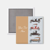 RETRO CARS 2 - Auto-reparatie auto Magneet (Voorkant / Achterkant)