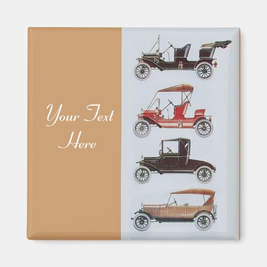 RETRO CARS 2 - Auto-reparatie auto Magneet (Voorkant)