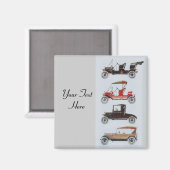 RETRO CARS 2 - Auto-reparatie auto Magneet (Voorkant / Achterkant)