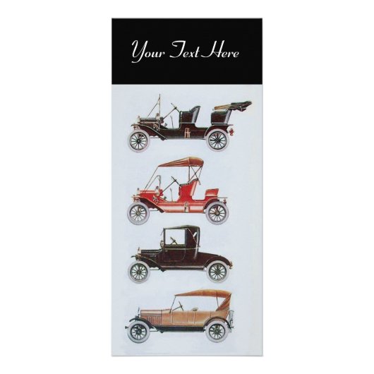 RETRO CARS 2 - Auto-reparatie auto Reclamekaart (Voorkant)