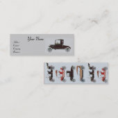 RETRO CARS 2 - Auto reparaties, auto-industrie Mini Visitekaartje (Voorkant / Achterkant)