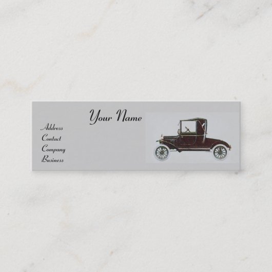 RETRO CARS 2 - Auto reparaties, auto-industrie Mini Visitekaartje (Voorkant)