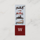 RETRO CARS 2 - Auto reparaties, auto-industrie Mini Visitekaartje (Achterkant)