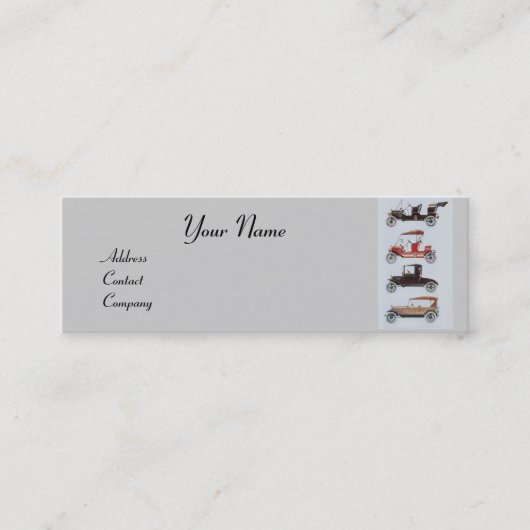 RETRO CARS 2 - Auto reparaties, auto-industrie Mini Visitekaartje (Voorkant)
