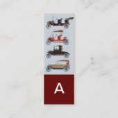 RETRO CARS 2 - Auto reparaties, auto-industrie Mini Visitekaartje (Achterkant)