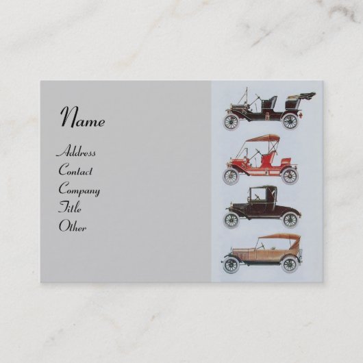 RETRO CARS 2 - Auto reparaties, auto-industrie Visitekaartje (Voorkant)