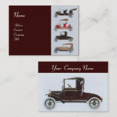 RETRO CARS 2 - Auto reparaties, auto-industrie Visitekaartje (Voorkant / Achterkant)