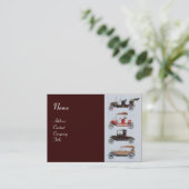 RETRO CARS 2 - Auto reparaties, auto-industrie Visitekaartje (Staand voorkant)