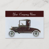 RETRO CARS 2 - Auto reparaties, auto-industrie Visitekaartje (Achterkant)