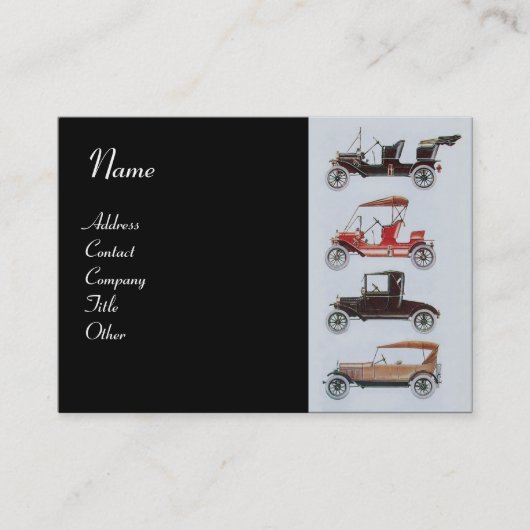 RETRO CARS 2 - Auto reparaties, auto-industrie Visitekaartje (Voorkant)
