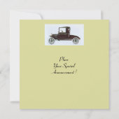 RETRO CARS 2 AUTO RESTORATIE geel wit bruin Aankondiging (Achterkant)