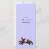 RETRO CARS 2, AUTO RESTORATION, blauw Aankondiging (Achterkant)