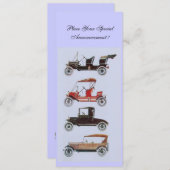 RETRO CARS 2, AUTO RESTORATION, blauw Aankondiging (Voorkant / Achterkant)