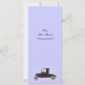 RETRO CARS 2, AUTO RESTORATION, blauw Aankondiging (Achterkant)