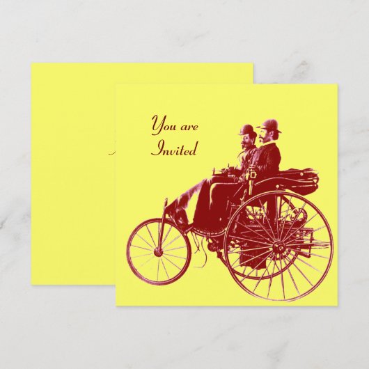 RETRO CARS 2, AUTO RESTORATION, geel bruin goud Kaart (Voorkant / Achterkant)