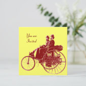 RETRO CARS 2, AUTO RESTORATION, geel bruin goud Kaart (Staand voorkant)