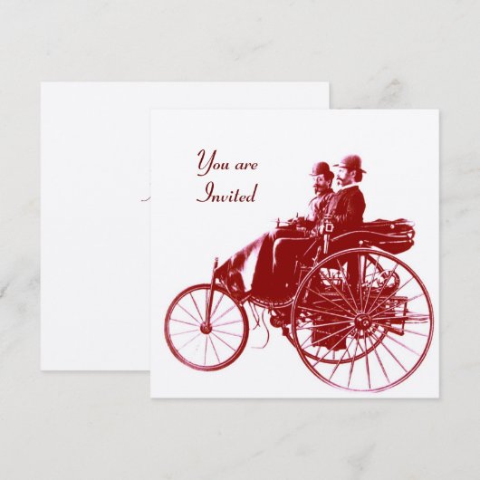 RETRO CARS 2, AUTO RESTORATION, goudbruin Kaart (Voorkant / Achterkant)