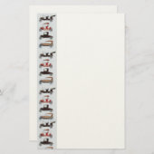 RETRO CARS 2 AUTO RESTORATION grijs rood vilt wit Briefpapier (Voorkant / Achterkant)