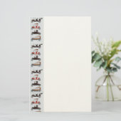 RETRO CARS 2 AUTO RESTORATION grijs rood vilt wit Briefpapier (Staand voorkant)