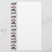 RETRO CARS 2 AUTO RESTORATION grijs rood wit Briefpapier (Voorkant)