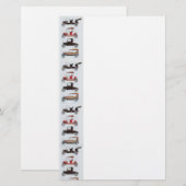 RETRO CARS 2 AUTO RESTORATION grijs rood wit Briefpapier (Voorkant / Achterkant)