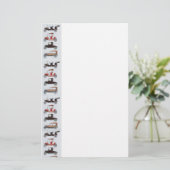 RETRO CARS 2 AUTO RESTORATION grijs rood wit Briefpapier (Staand voorkant)