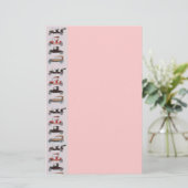 RETRO CARS 2 AUTO RESTORATION grijs rood zwart roz Briefpapier (Staand voorkant)