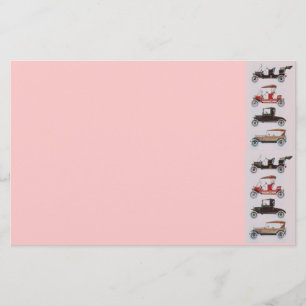 RETRO CARS 2,AUTO RESTORATION grijs roodbruin Briefpapier