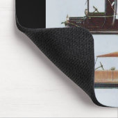 RETRO CARS 2, AUTO RESTORATION grijs zwart rood Muismat (Hoek)