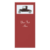 RETRO CARS 2 - Automatische reparatie van bruin Reclamekaart (Achterkant)