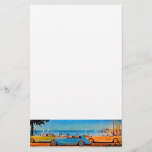 RETRO CARS - Auto-reparatie auto Briefpapier